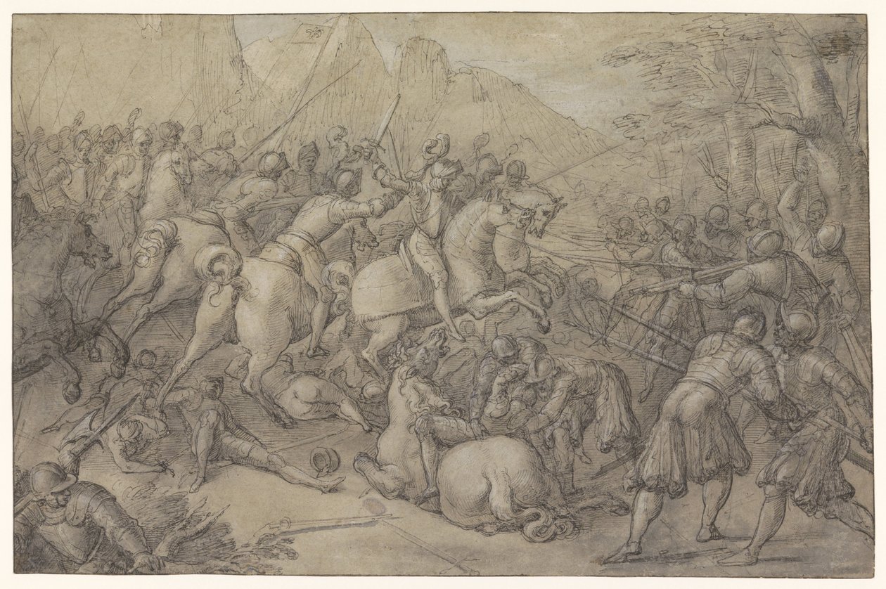 Kamp af Pierre Woeiriot (II) (attributed to)