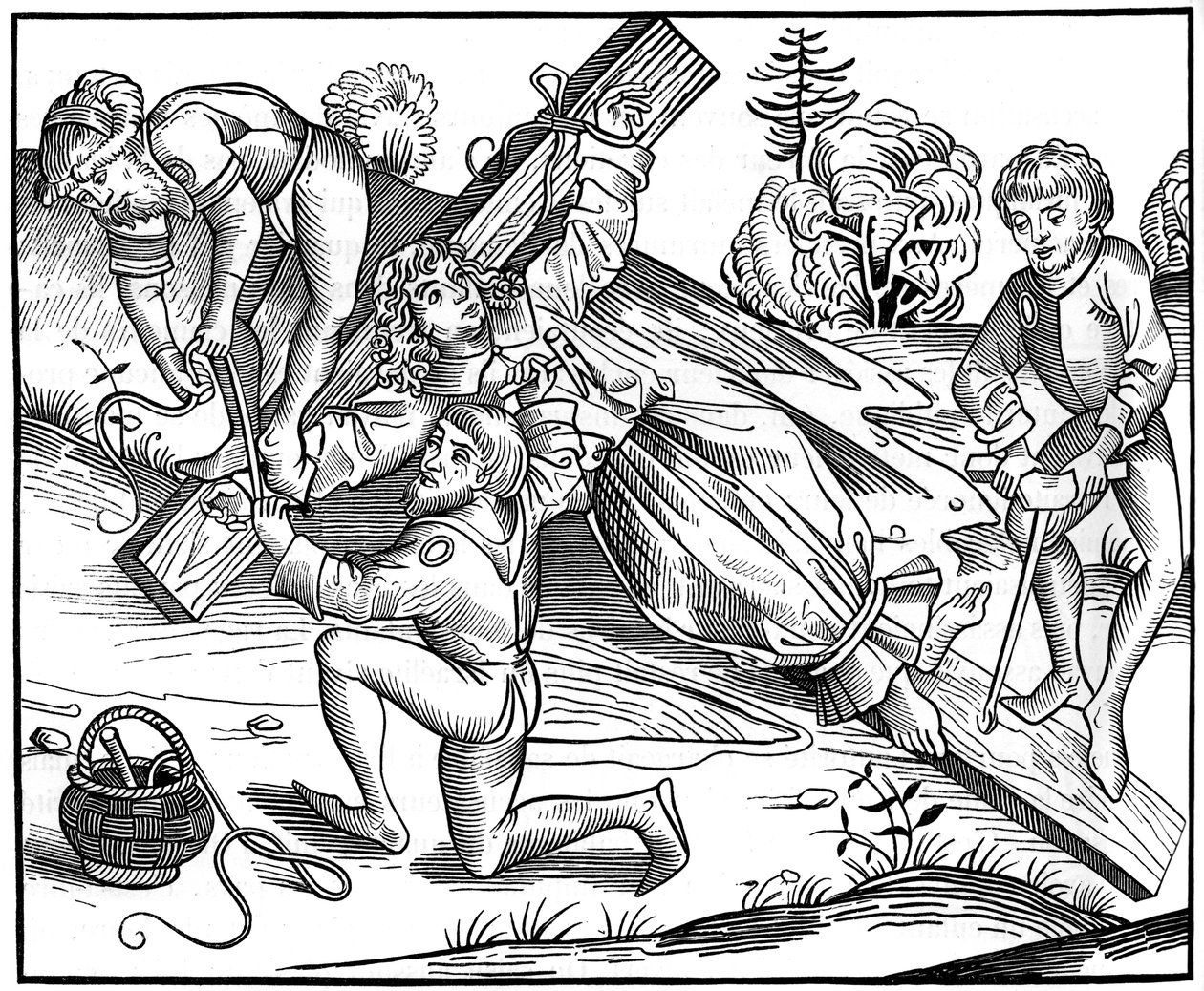 Spædbarnet Richard af Pontoise korsfæstet af jøder, 1493 1849. af Pierre Wolgmuth