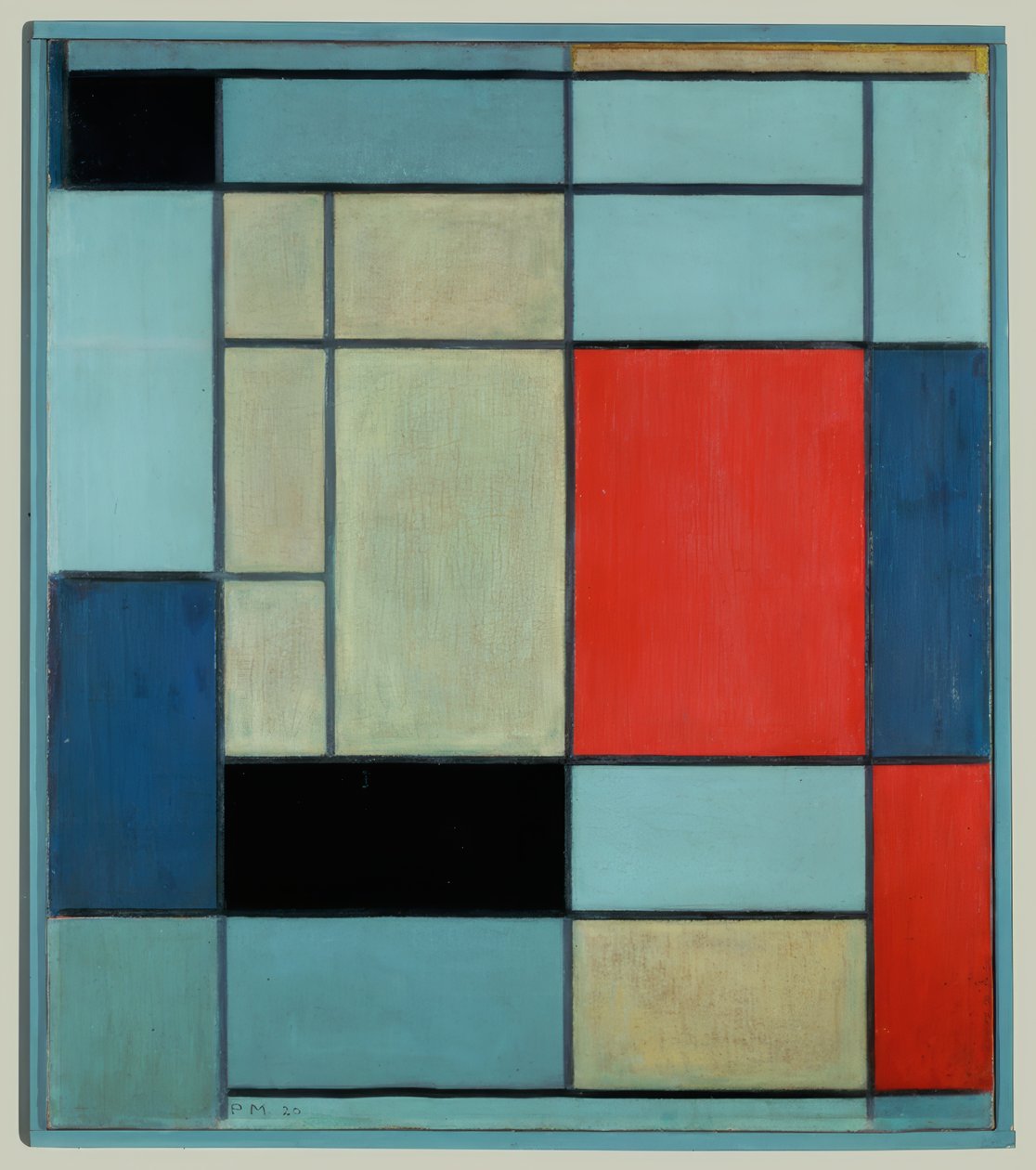 Sammensætning I af Piet Mondrian