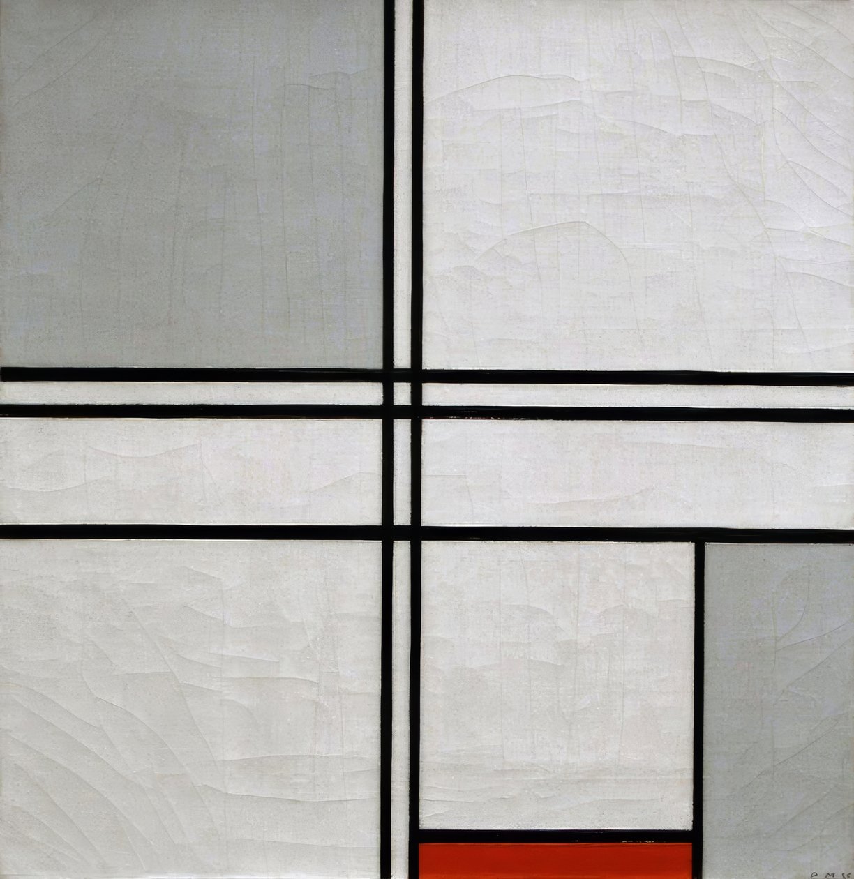 Sammensætning nr.1 af Piet Mondrian