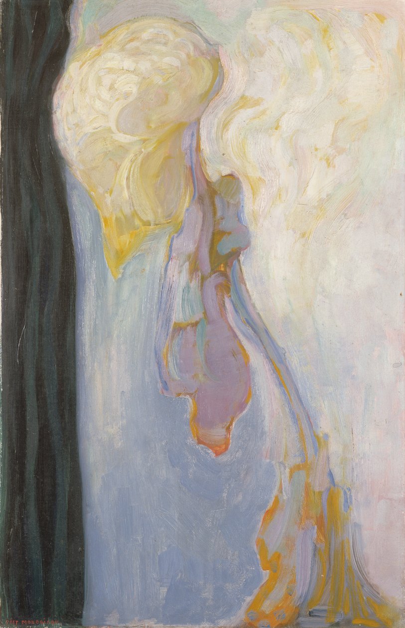 Blomst: Dying Chrysanthemum, 1908 af Piet Mondrian