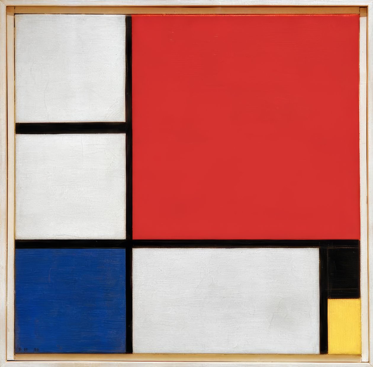 Komposition II af Piet Mondrian