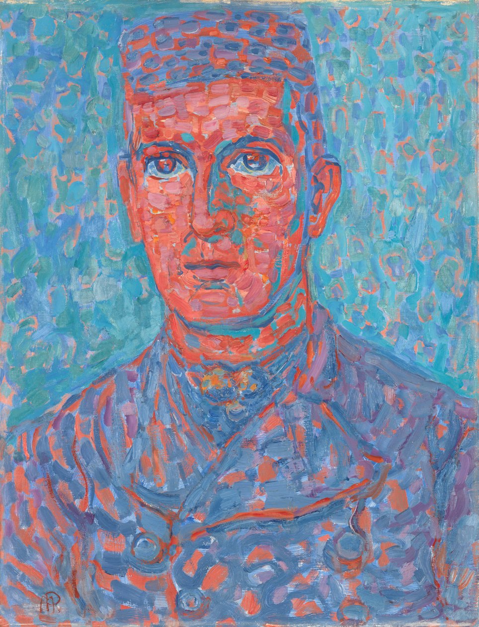 Zeeland Farmer, ca. 1908-begyndelsen af 1910 af Piet Mondrian