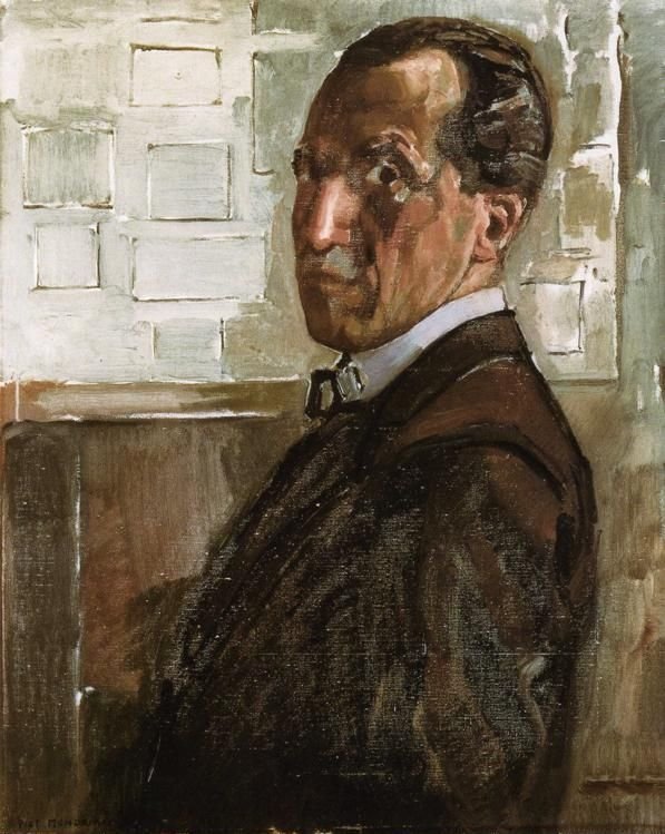 Selvportræt af Piet Mondrian