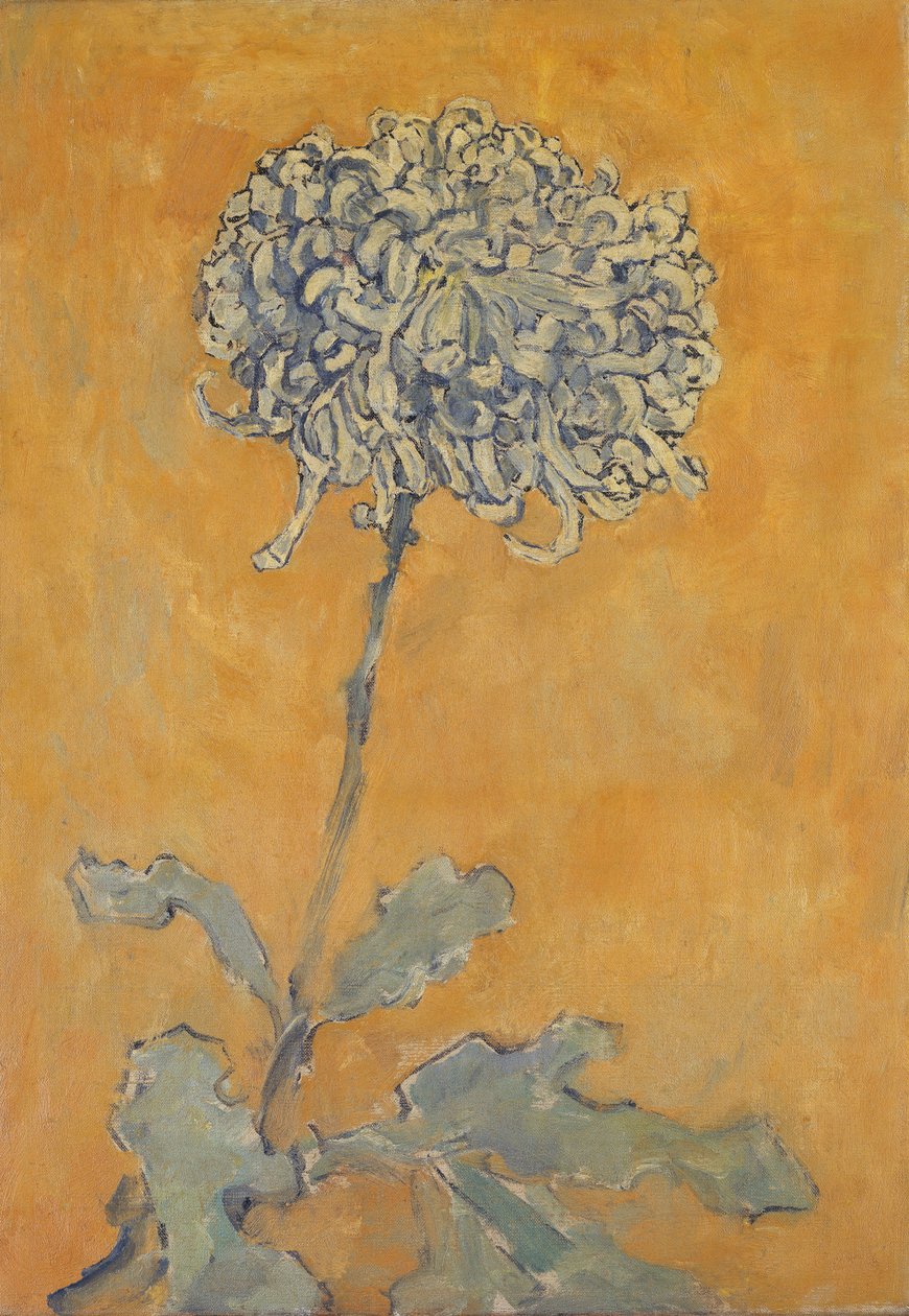 Krysantemum af Piet Mondrian