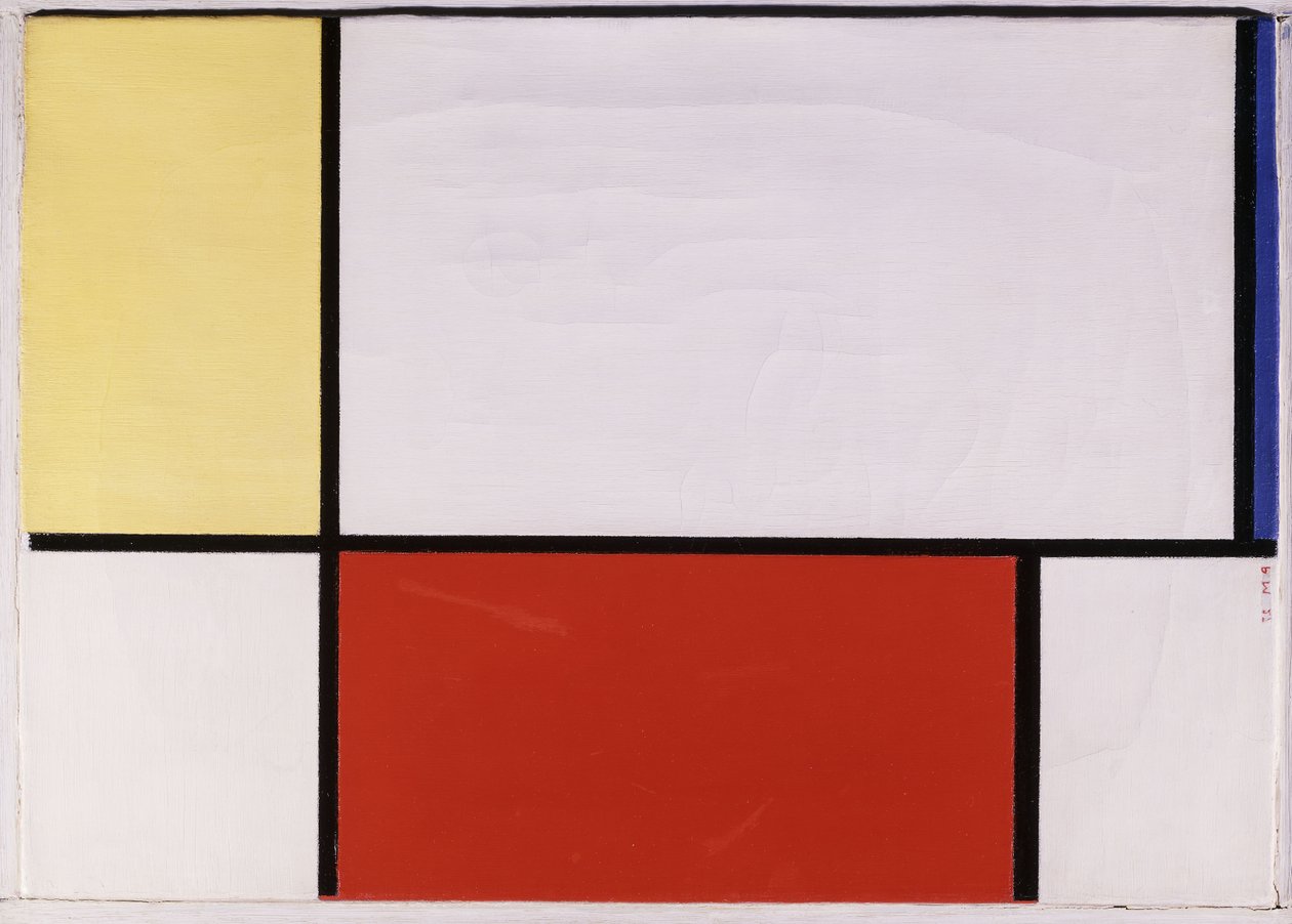Sammensætning af Piet Mondrian