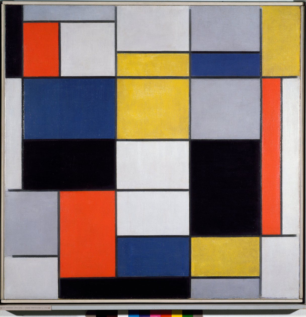 Komposition A (olie på lærred af Piet Mondrian
