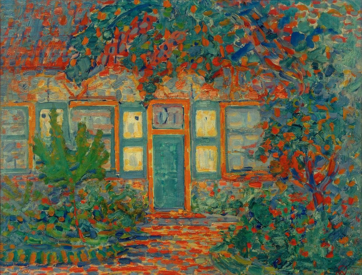 HUS I SOL af Piet Mondrian