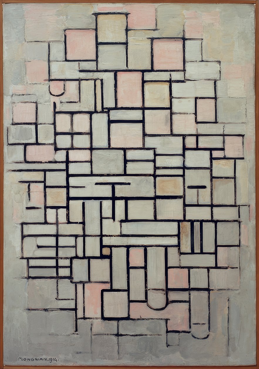 Sammensætning nr. IV; Sammensætning 6 af Piet Mondrian