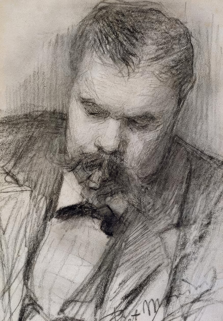 Portræt af Frits Mondrian, 1898, af Piet Mondrian