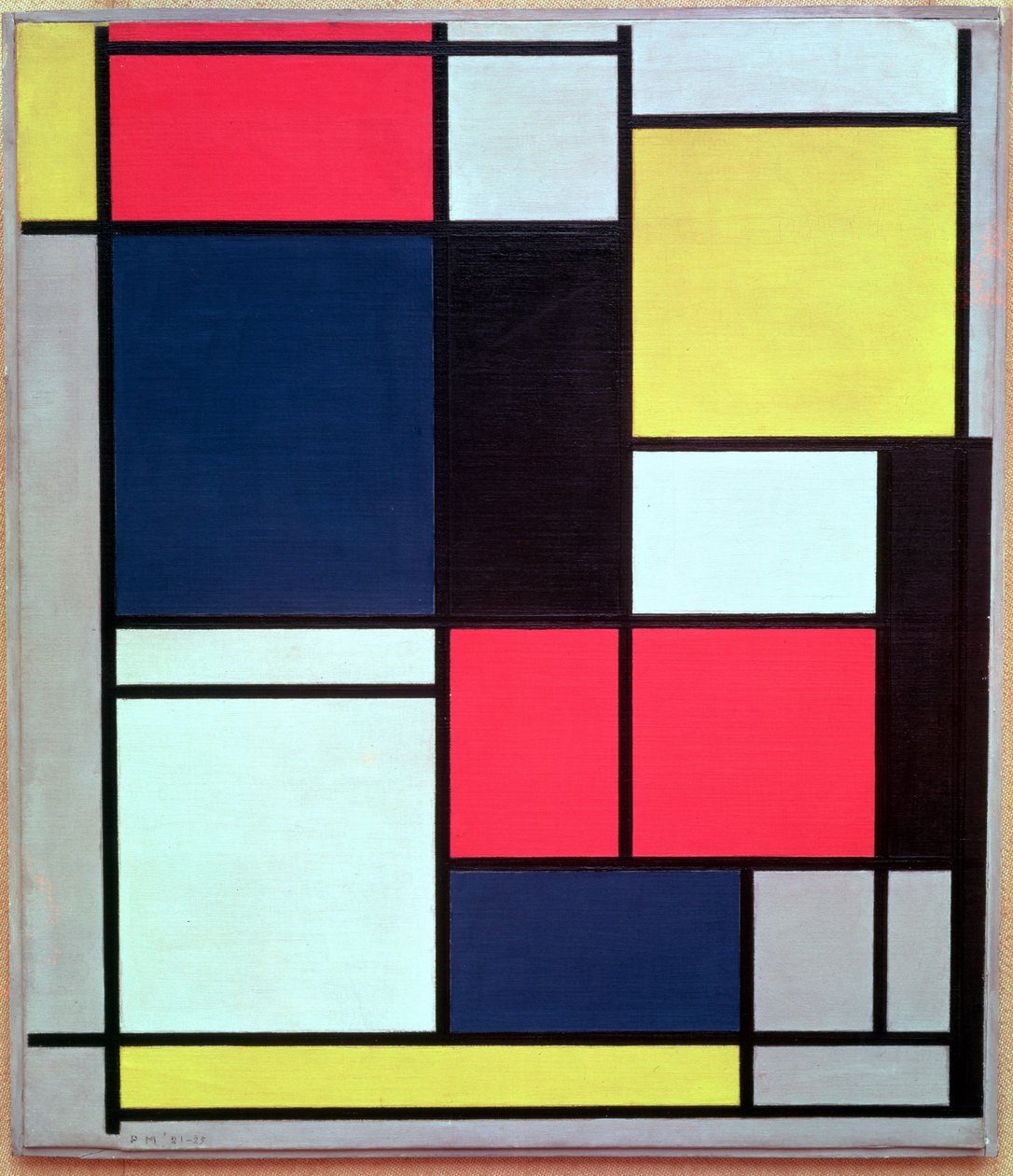 Tabel II af Piet Mondrian