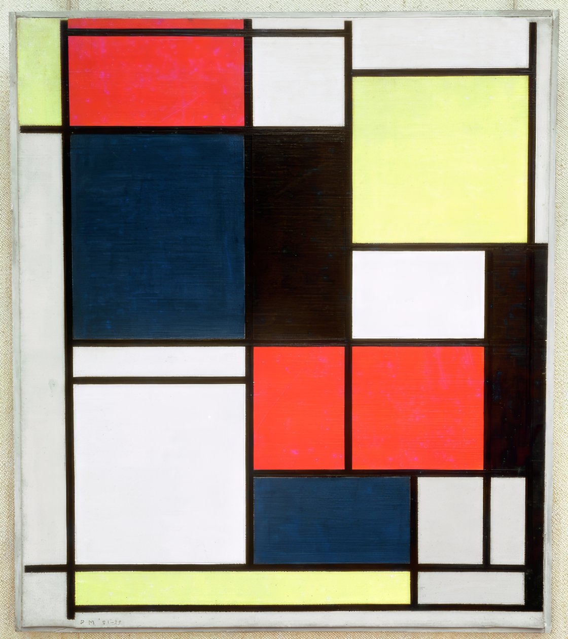 Tabel II af Piet Mondrian