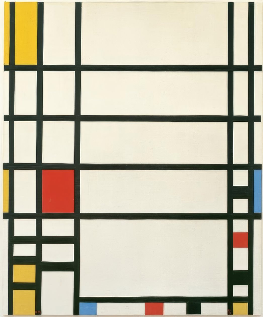 Trafalgar Square af Piet Mondrian