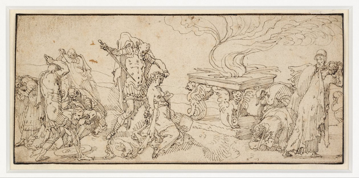 Offer af Iphigenia af Pieter Aertsen
