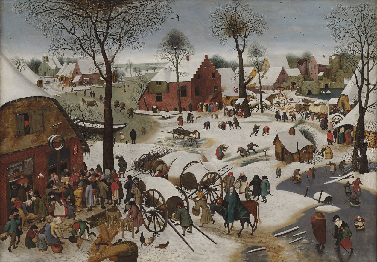 Betlehem -folketællingen af Pieter Breughel the Younger