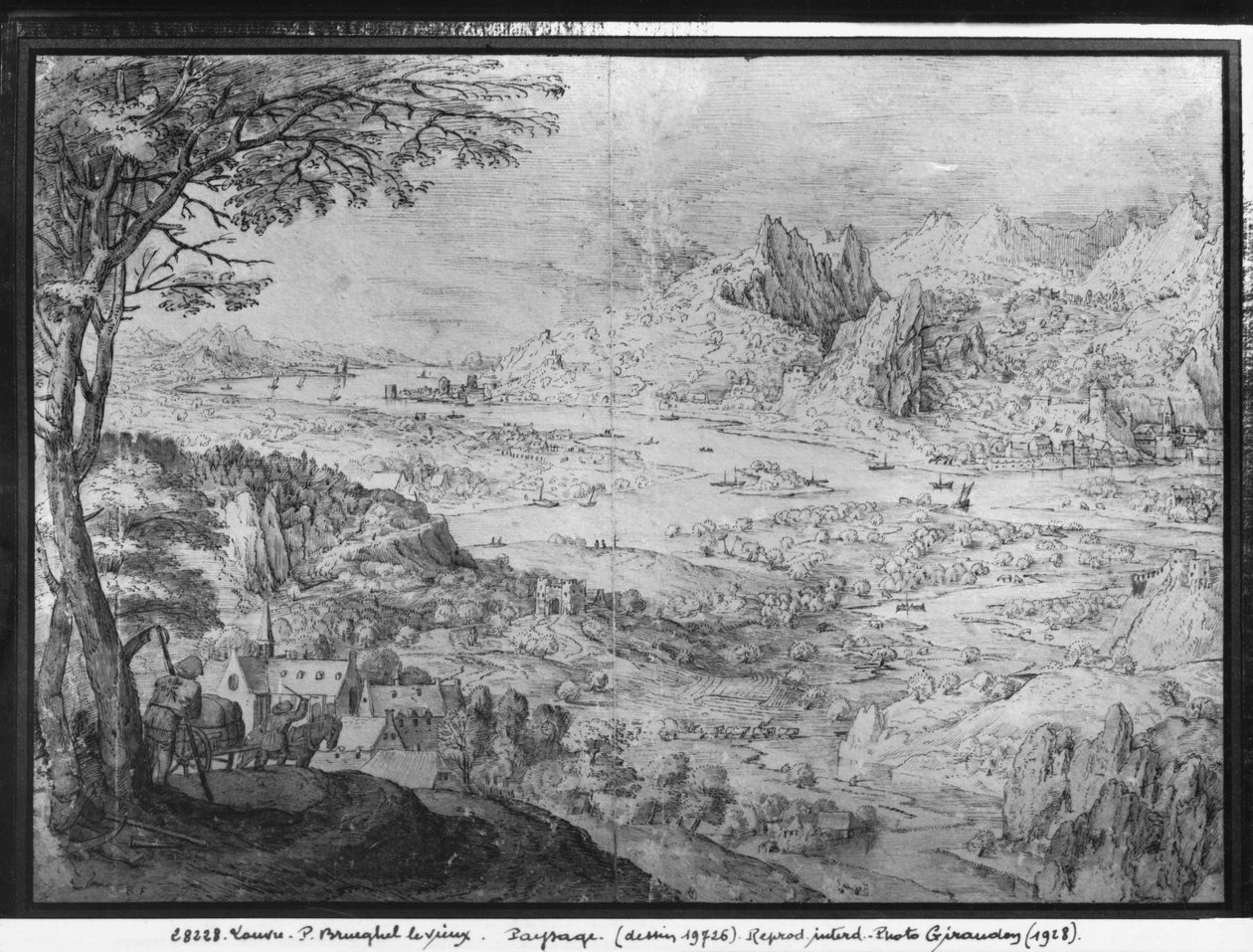 Landskab af Pieter Bruegel the Elder