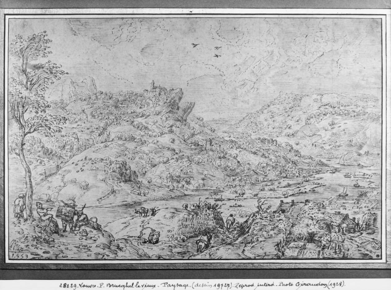 Landskab, 1553 af Pieter Bruegel the Elder