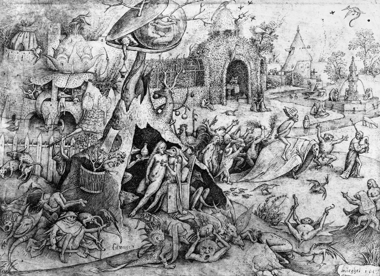 Luksus, 1557 af Pieter Bruegel the Elder