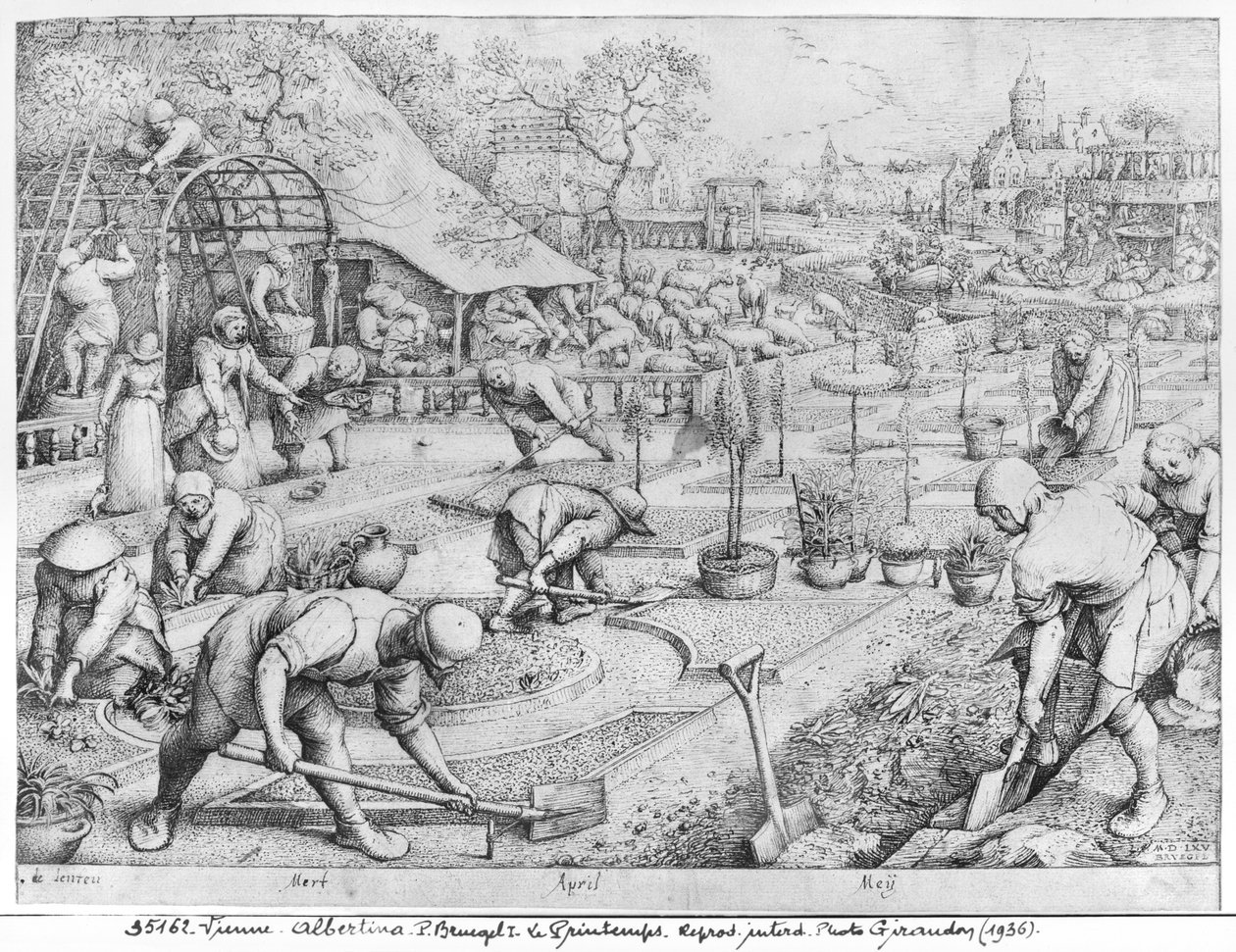 Forår, 1565 af Pieter Bruegel the Elder