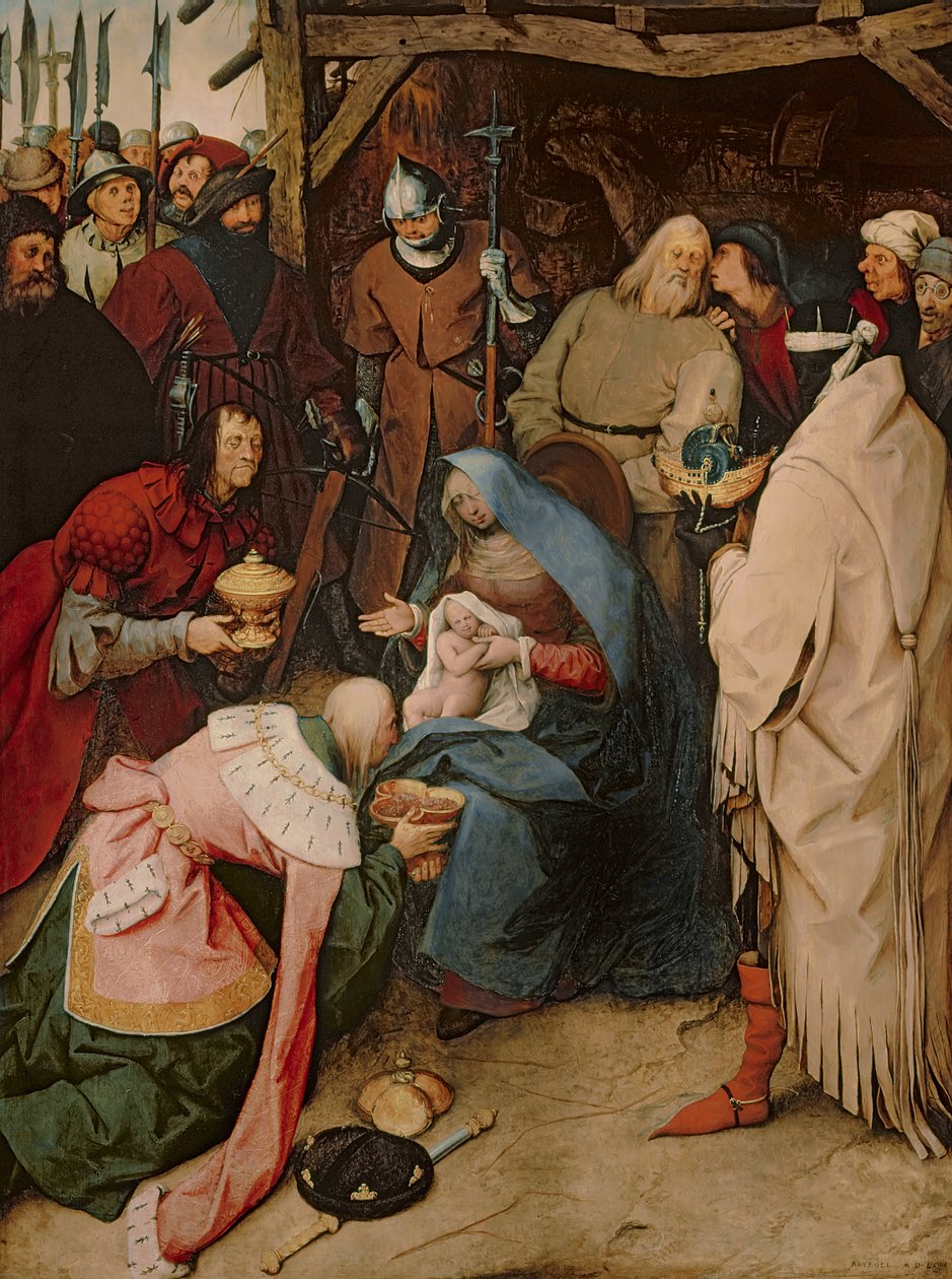 Kongernes tilbedelse, 1564 af Pieter Bruegel the Elder