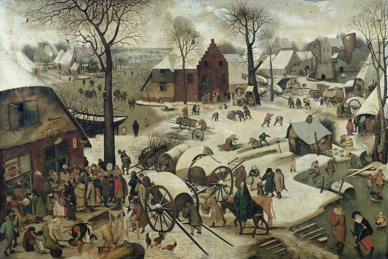 Folketællingen i Betlehem af Pieter Bruegel the Elder