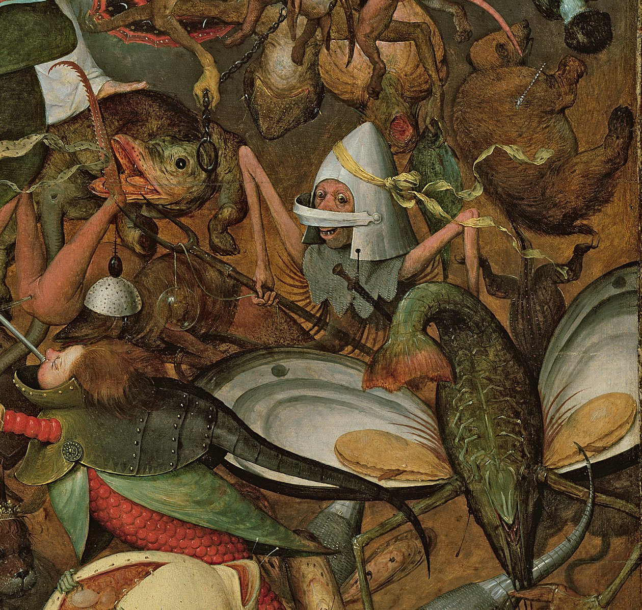 The Fall of the Rebel Angels, 1562 (detalje af 74037) af Pieter Bruegel the Elder