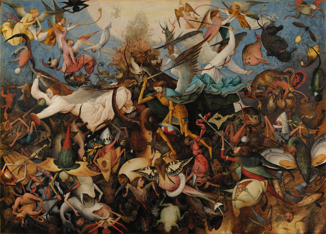 De oprørske engles fald, 1562 af Pieter Bruegel the Elder