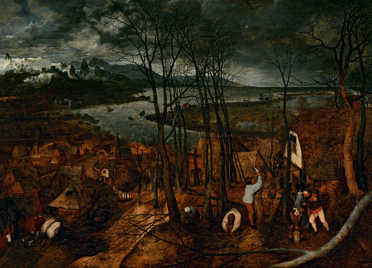 Den dystre dag - forår, 1559 af Pieter Bruegel the Elder