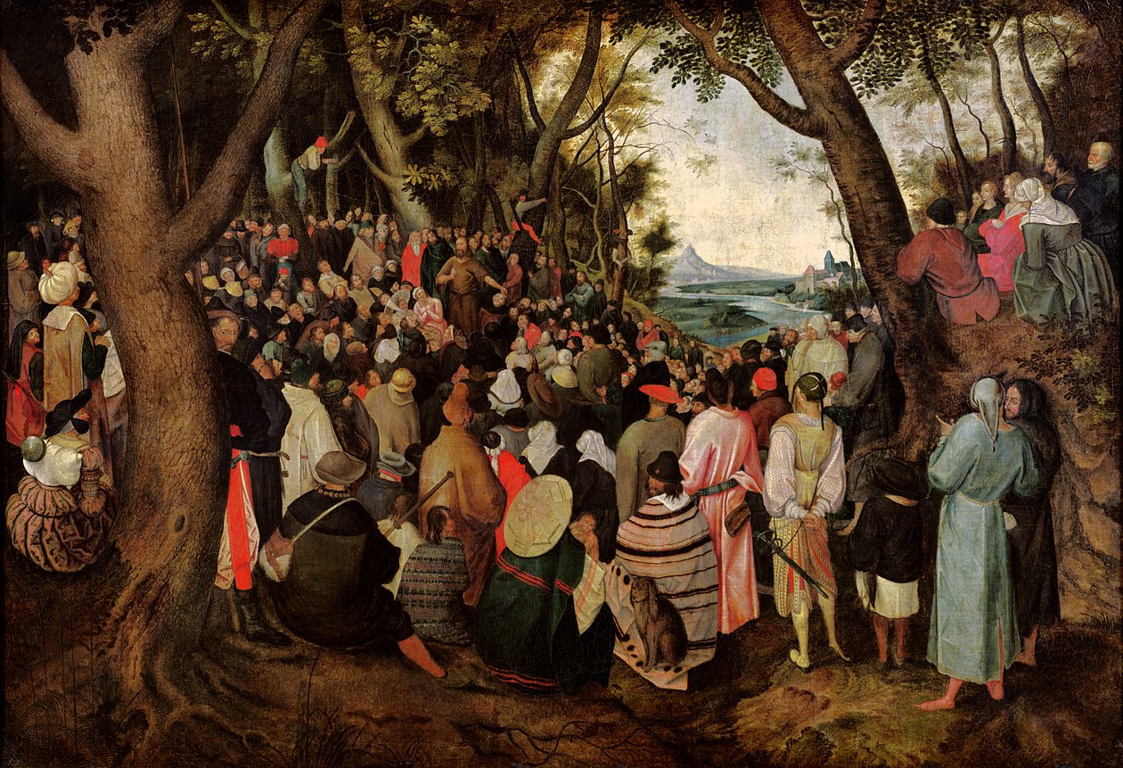 Johannes Døberens prædiken af Pieter Bruegel the Elder