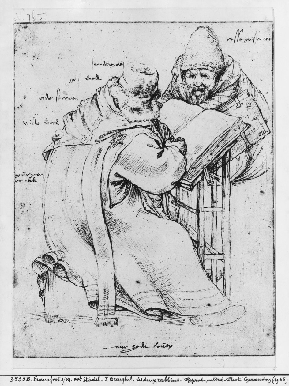 To rabbinere af Pieter Bruegel the Elder