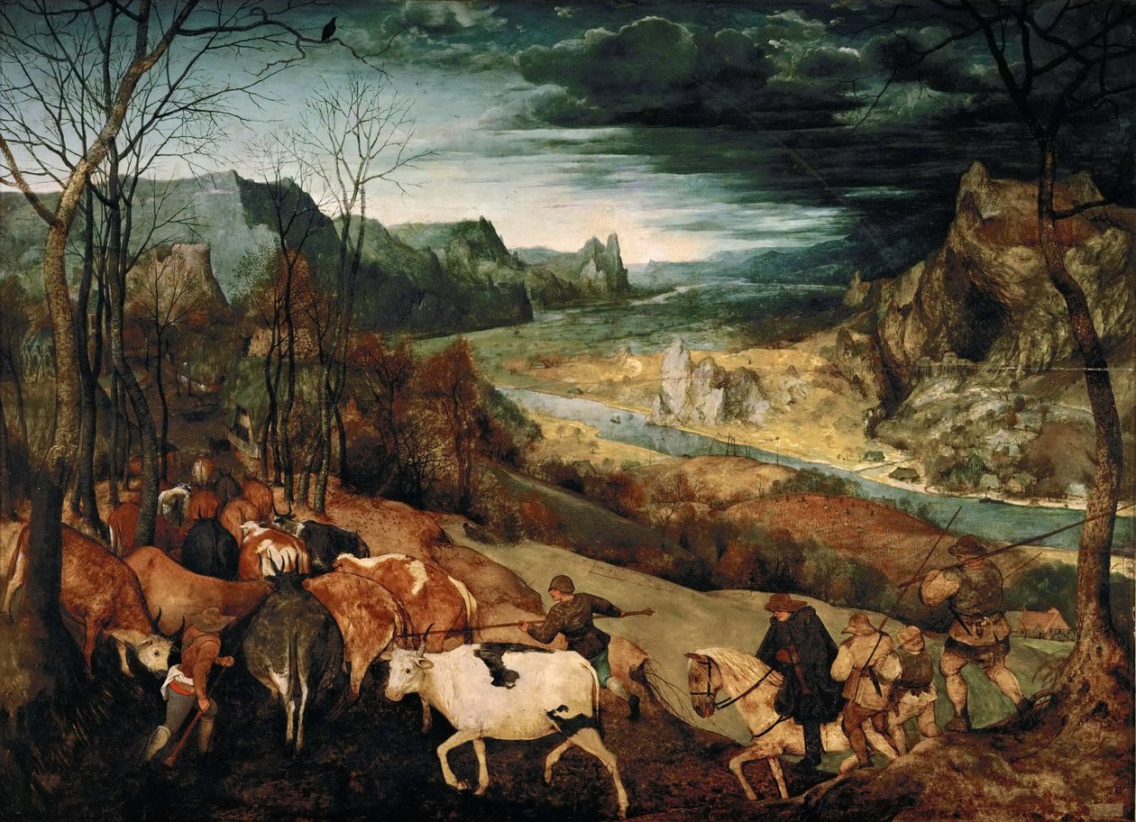 Besætningens tilbagevenden (efterår) af Pieter Bruegel the Elder