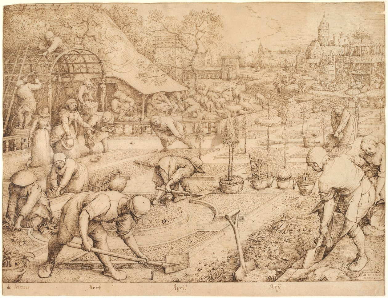 Forår, 1565 af Pieter Bruegel the Elder