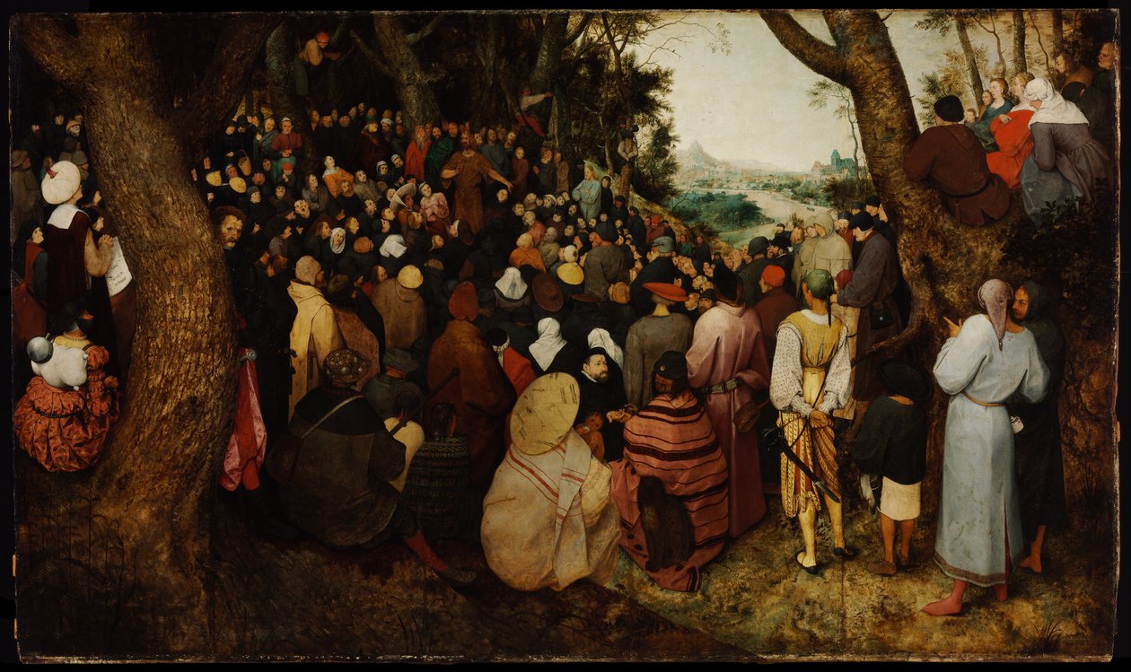 Johannes Døberens prædiken af Pieter Bruegel the Elder