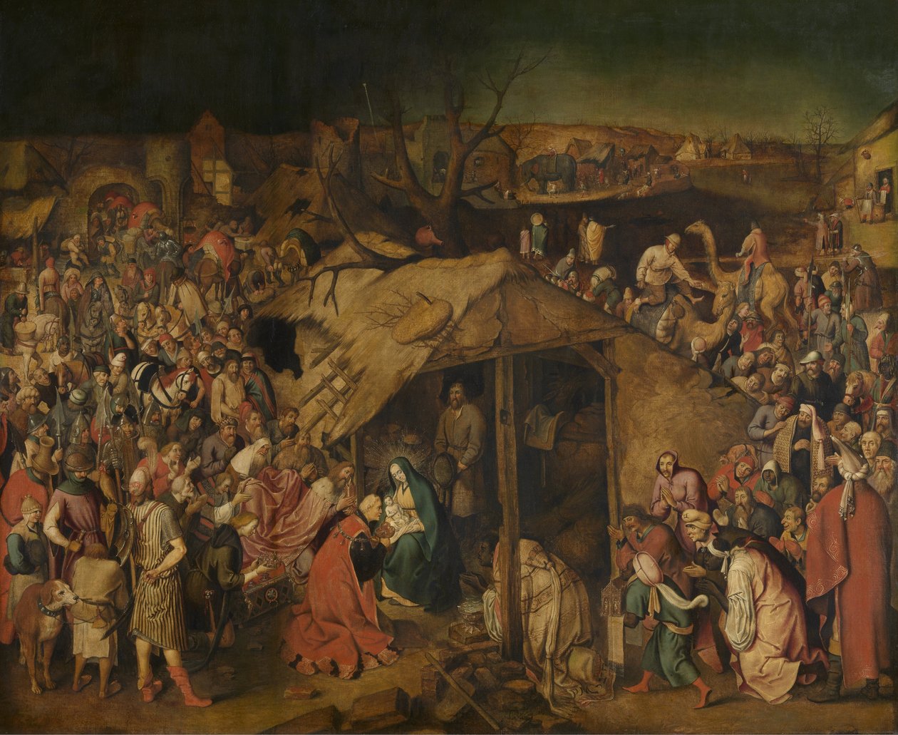 Tilbedelse af kongerne af Pieter Brueghel the Younger