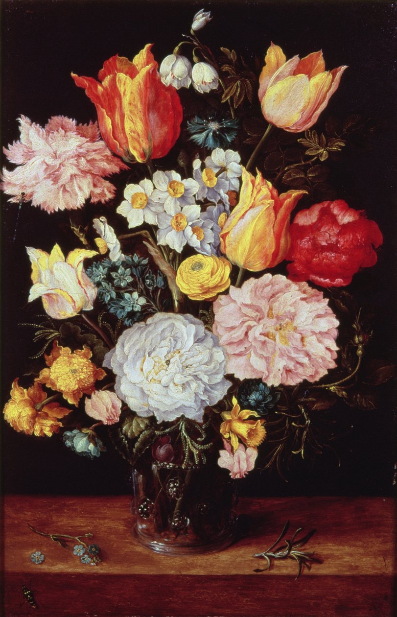 Blomsterstykke af Pieter Brueghel the Younger