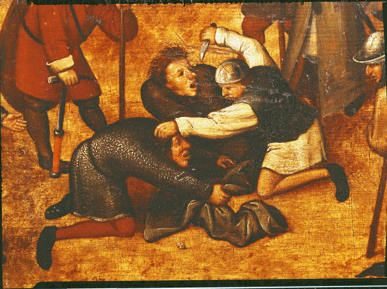 Korsfæstelsen, detalje af den centrale del af Pieter Brueghel the Younger