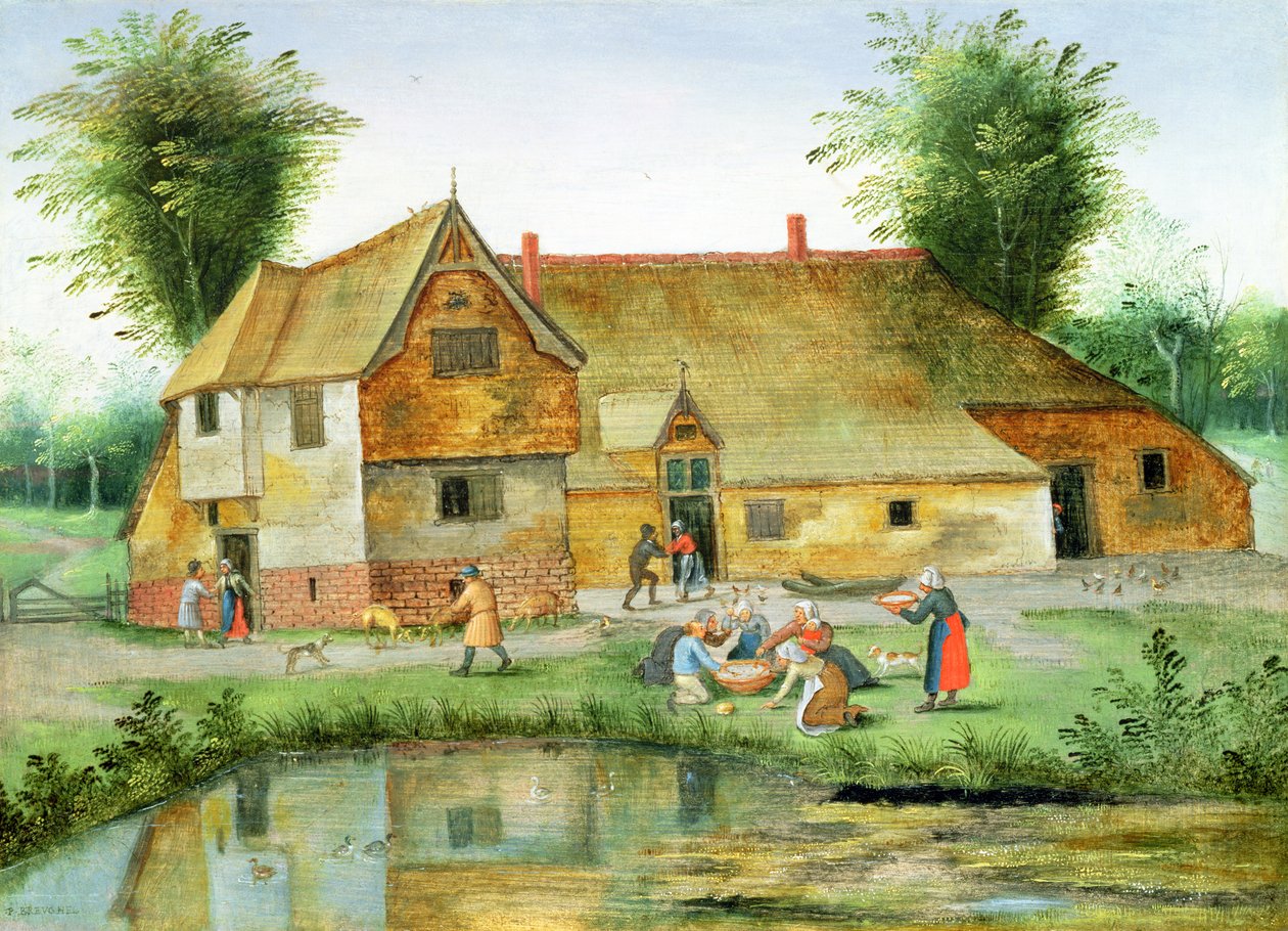 Bondemåltidet af Pieter Brueghel the Younger