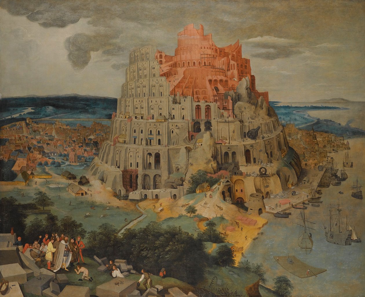 Babels tårn af Pieter Brueghel the Younger