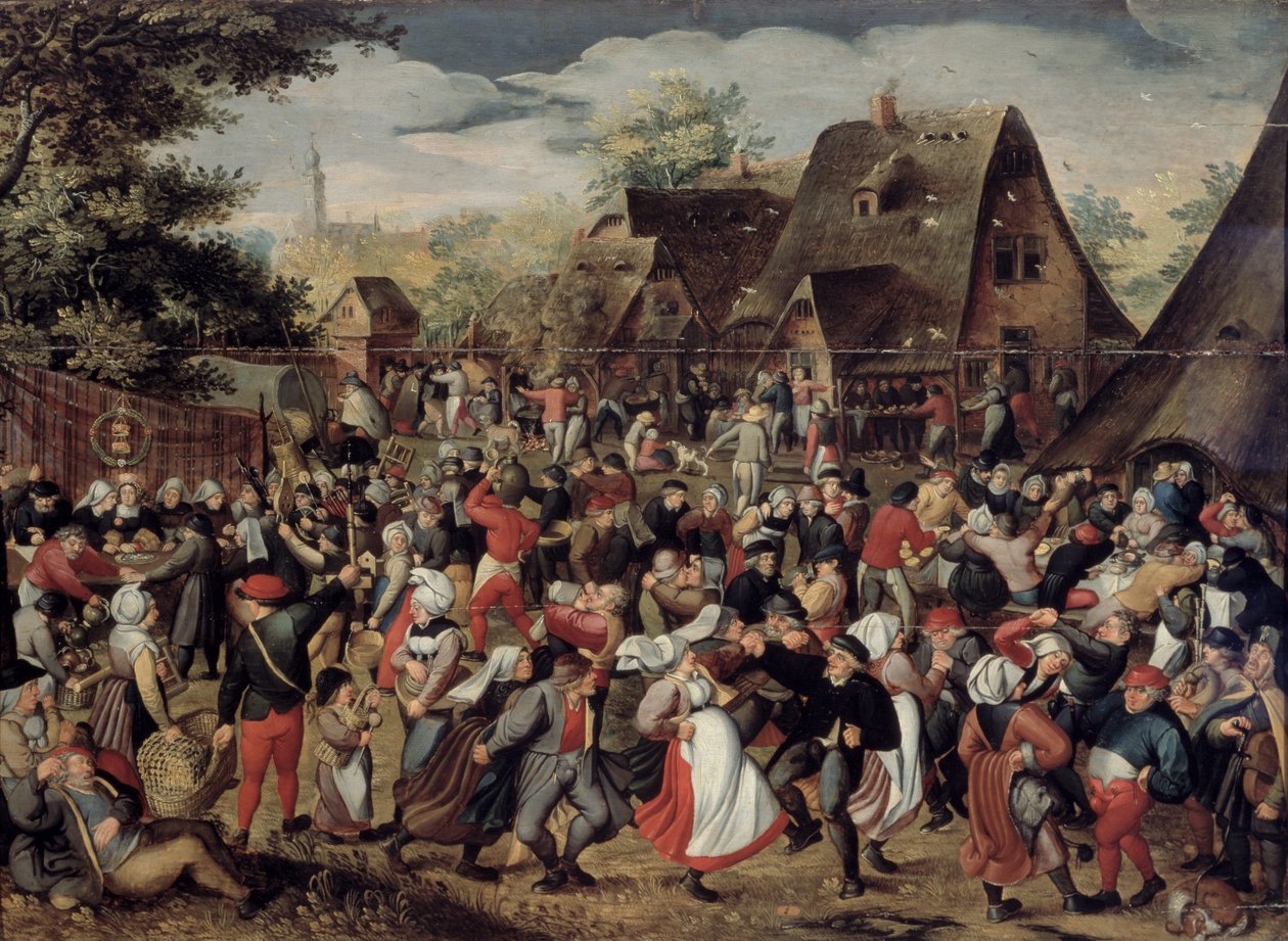 Landsbyfesten af Pieter Brueghel the Younger