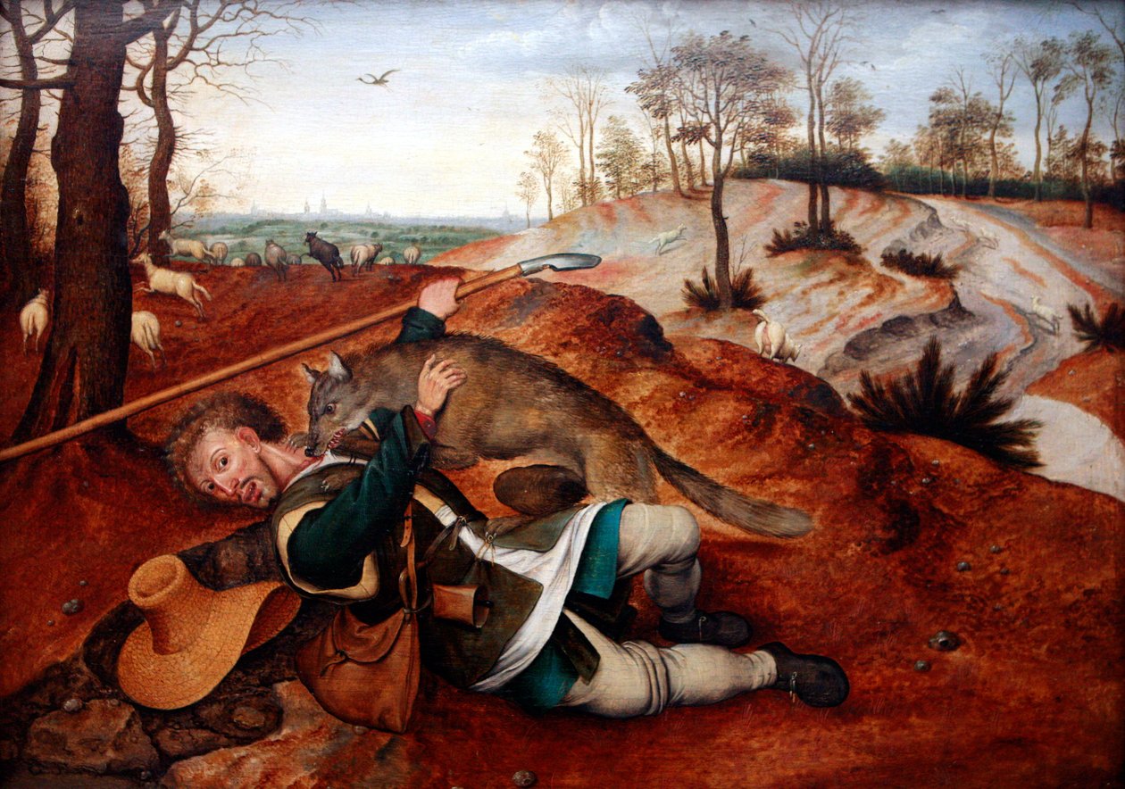 Den gode hyrde af Pieter Brueghel the Younger