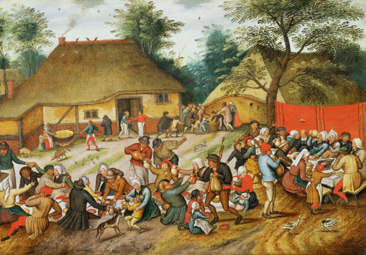Bryllupsfest af Pieter Brueghel the Younger