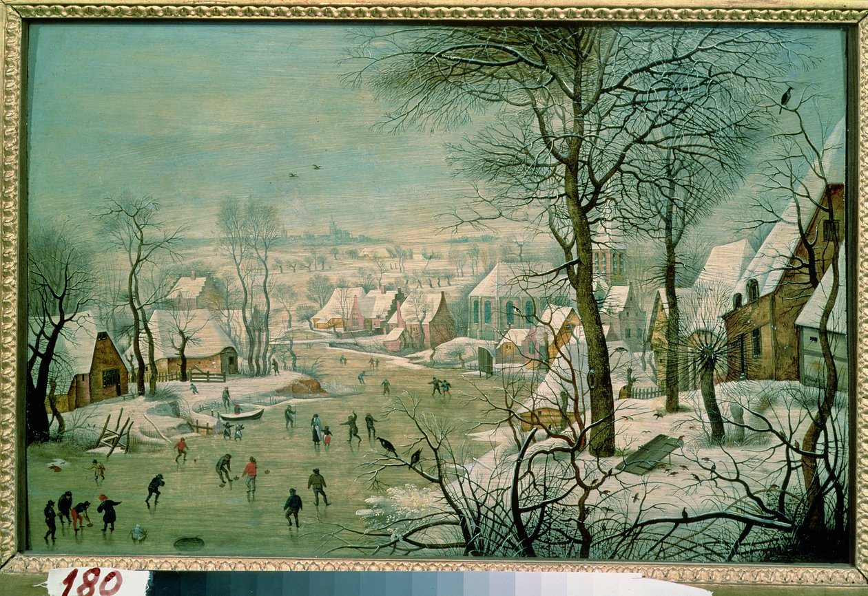 Vinterlandskab af Pieter Brueghel the Younger