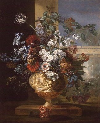 Stilleben af blomster af Pieter Casteels