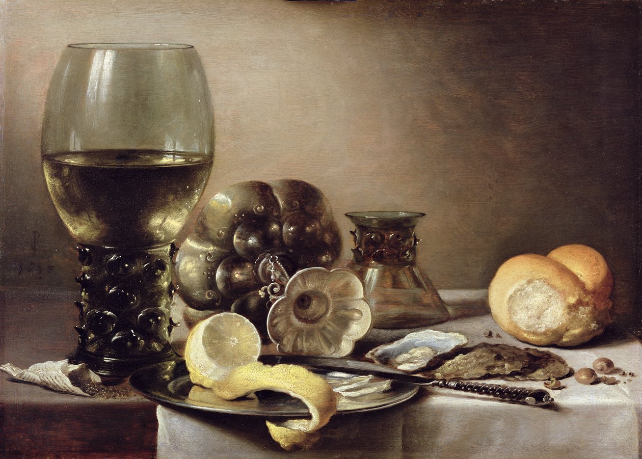 Østersmorgenmaden af Pieter Claesz