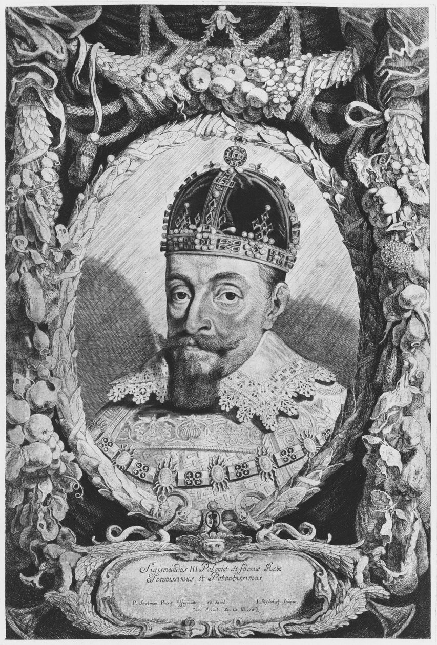 Sigismund III Vasa, konge af Polen og Sverige, storhertug af Litauen af Pieter Claesz Soutman