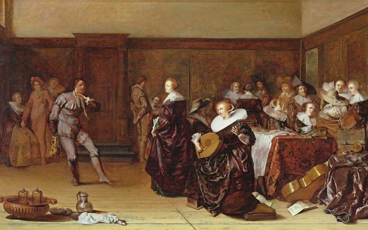 Dansefest, 1600-tallet af Pieter Codde