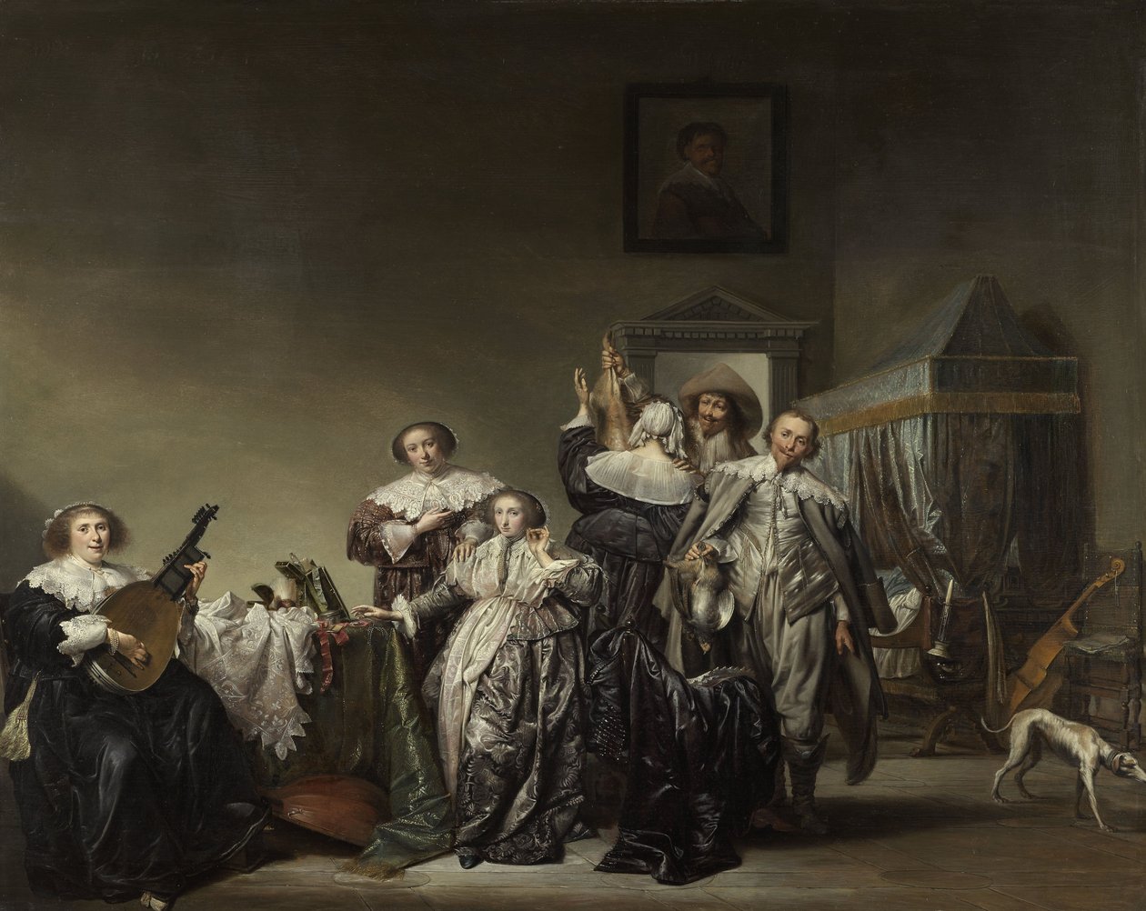 Galant Selskab, 1633 af Pieter Codde