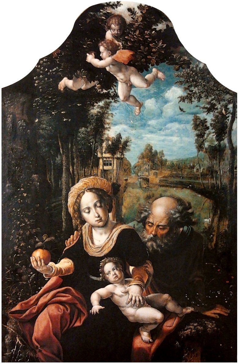 Hellig familie. af Pieter Coecke van Aelst
