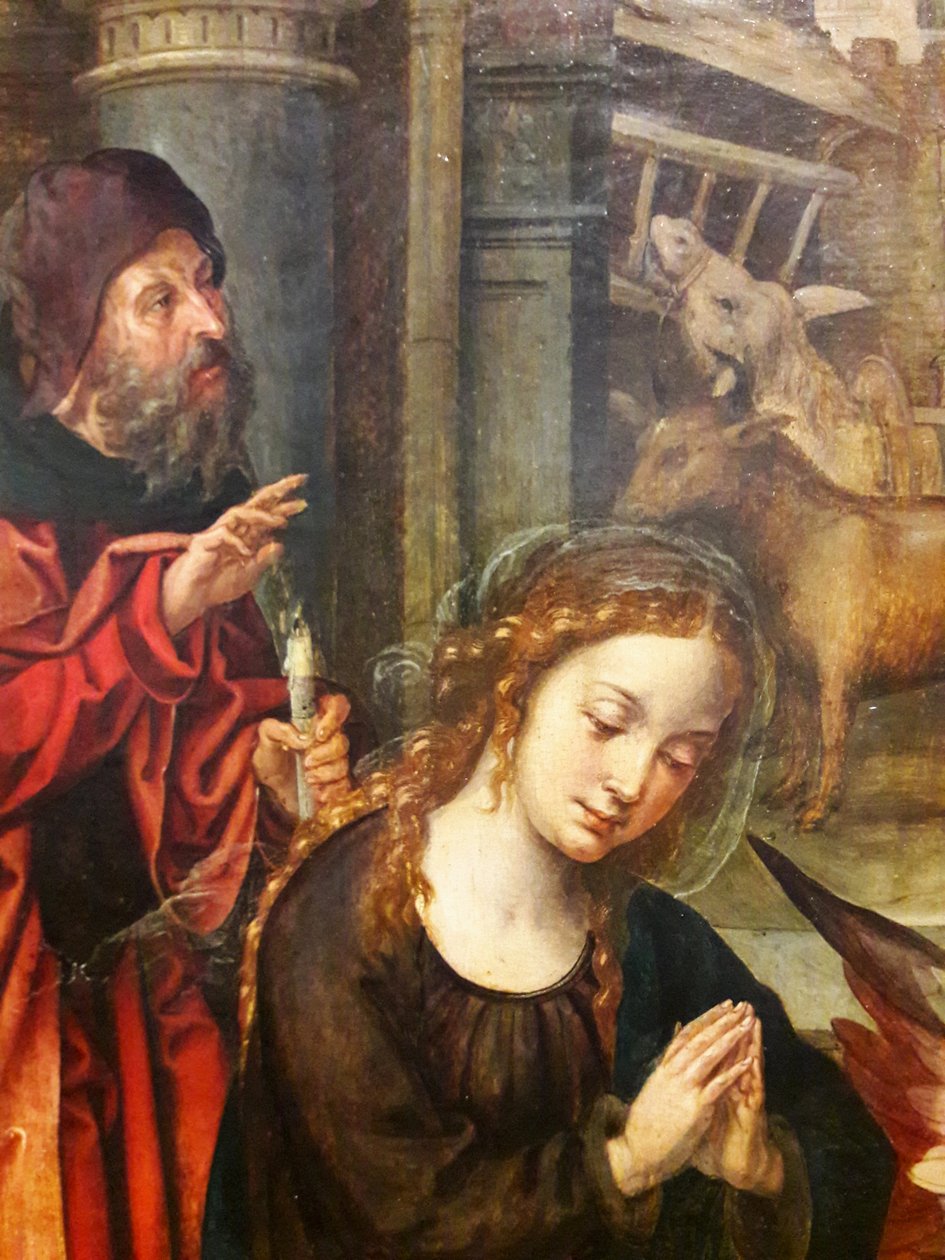 Tilbedelse af hyrderne af Pieter Coecke van Aelst