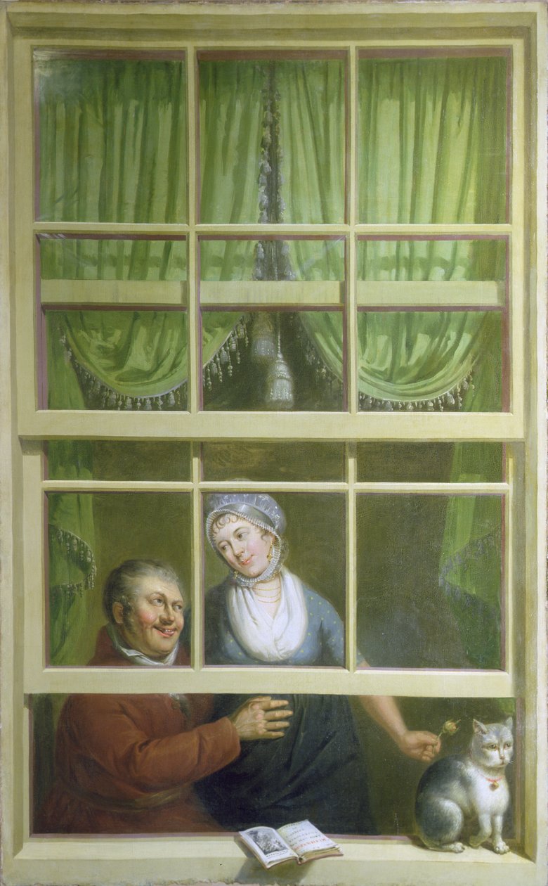 Den faldne kvinde, 1809 af Pieter Fontyn